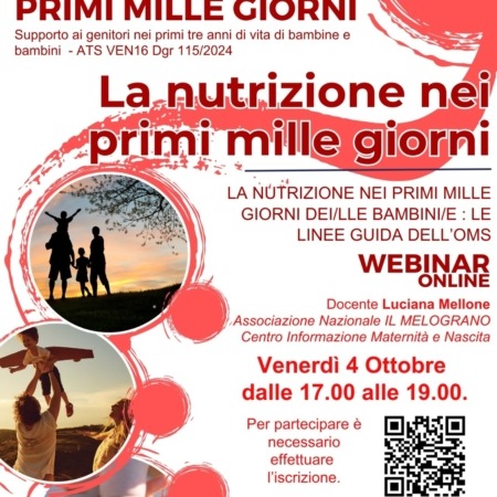 La nutrizione nei primi 1000 giorni